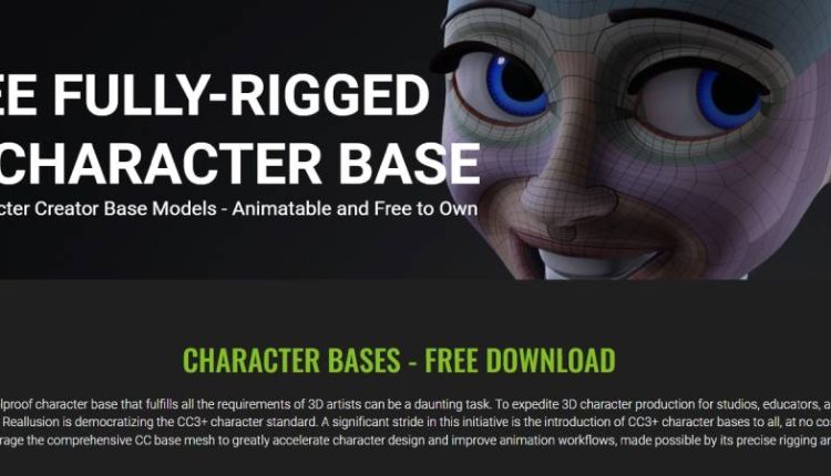 Free 3D Character Bases – Reallusion