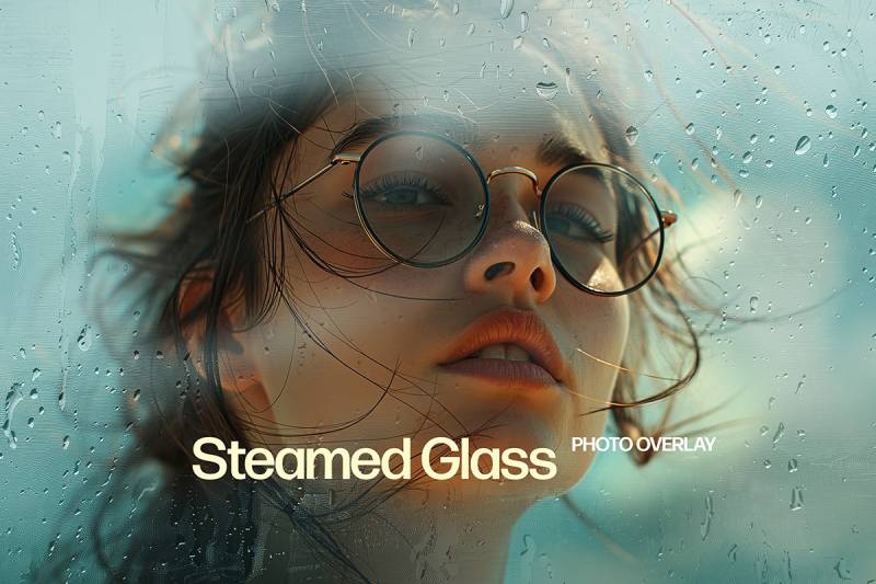 Free Download Steamed Glass Overlay Photo Effect