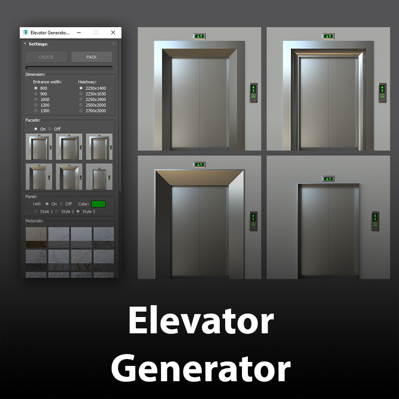 450 x 450 | Elevator Generator