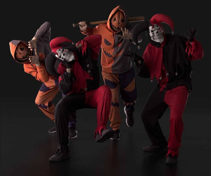 Free Halloween 3D Models - Spooky Fun Awaits | RenderPeople