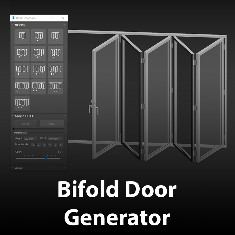 450 x 450 | Bifold Door Generator