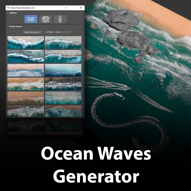 450 x 450 | Ocean Waves Generator