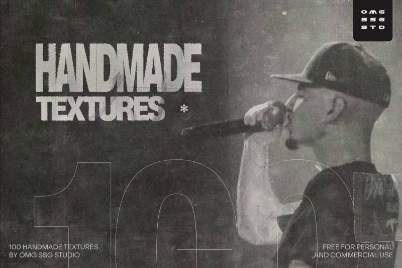 Download free 100 handmade textures