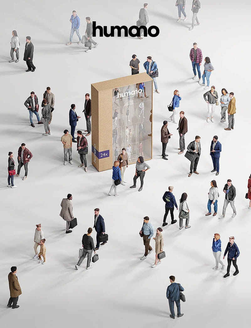 Aerial Models Humano3D