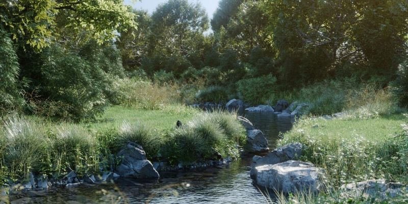 Discover Baga River Generator—a Blender add-on that simplifies river creation with customizable presets and animated water, enhancing your 3D environments effortlessly.