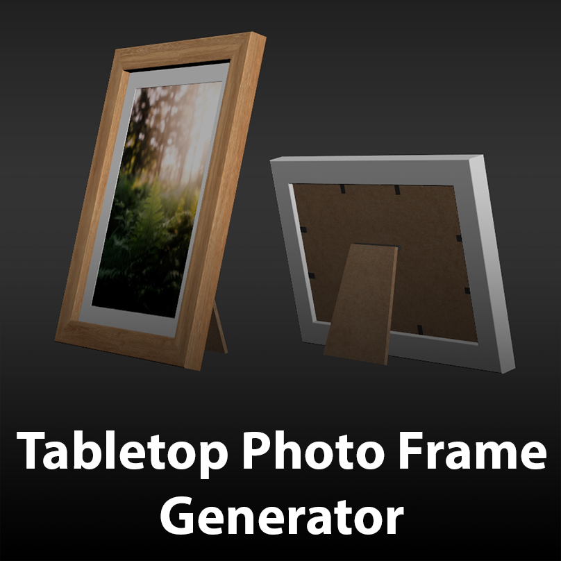450 x 450 | Tabletop Photo Frame Generator
