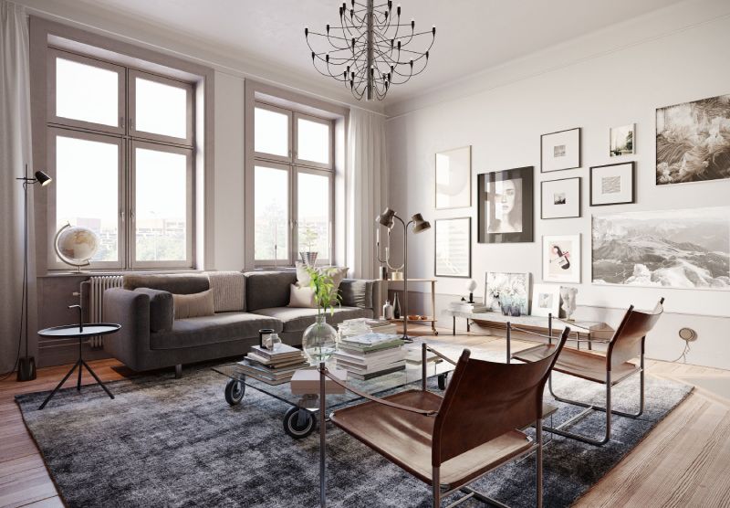 Free Stockholm Apt. Interior Scene