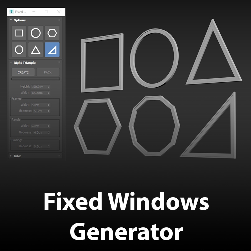 450 x 450 | Fixed Windows Generator